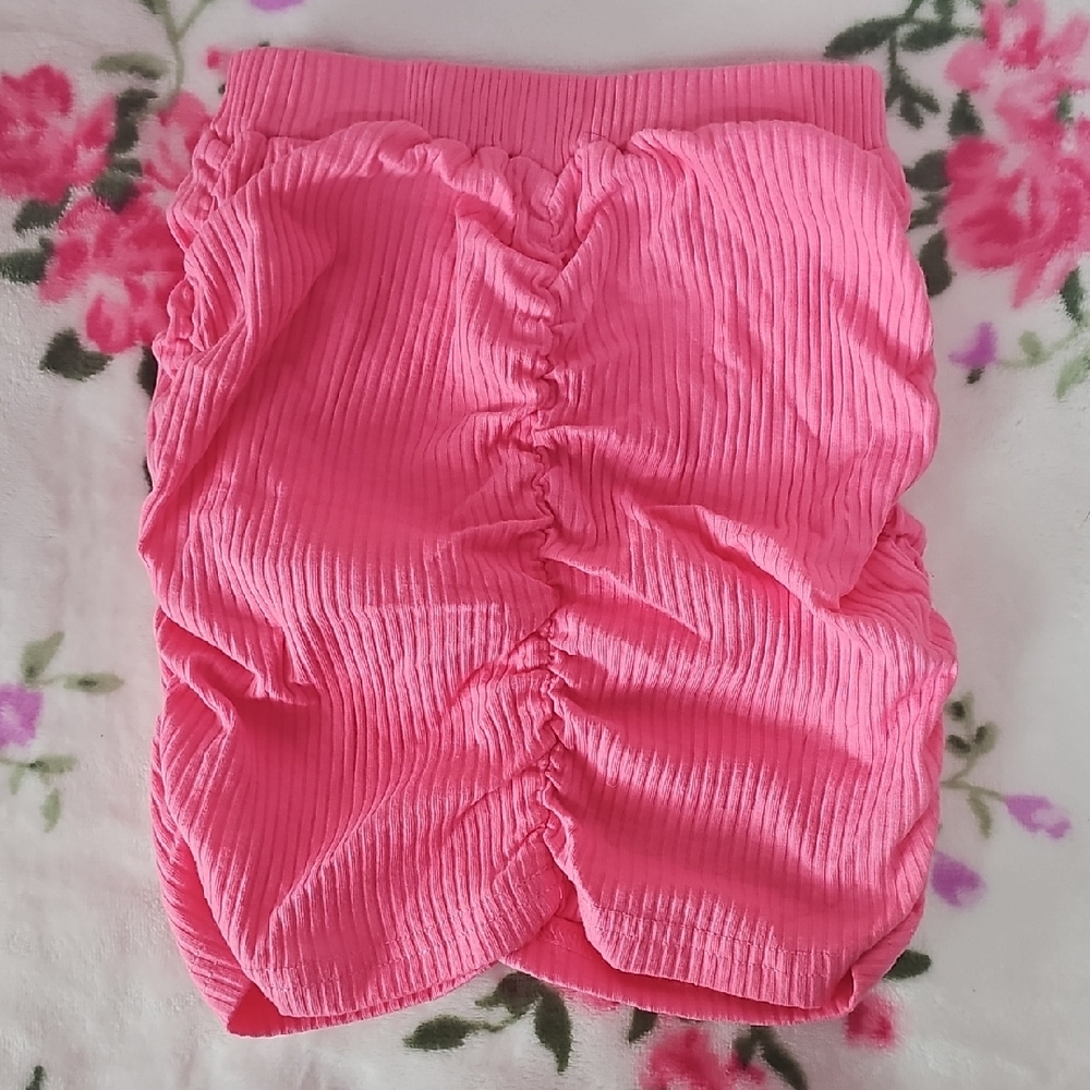 SHEIN Bright Pink Baby Skirt Or Top